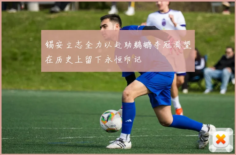 锡安立志全力以赴助鹈鹕夺冠渴望在历史上留下永恒印记