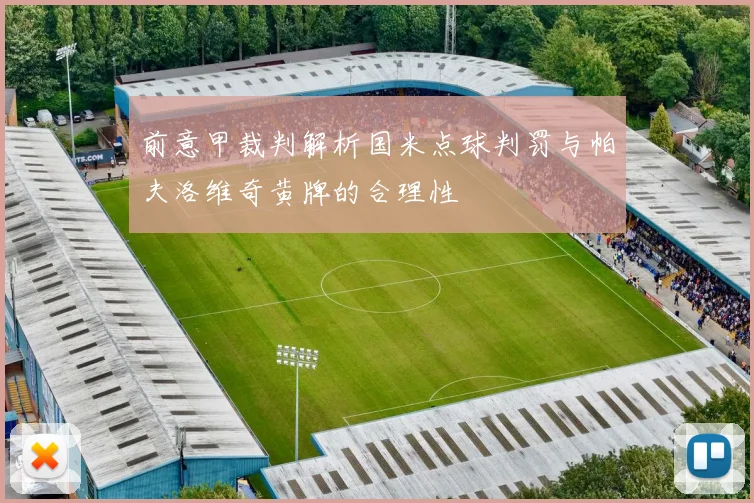 前意甲裁判解析国米点球判罚与帕夫洛维奇黄牌的合理性